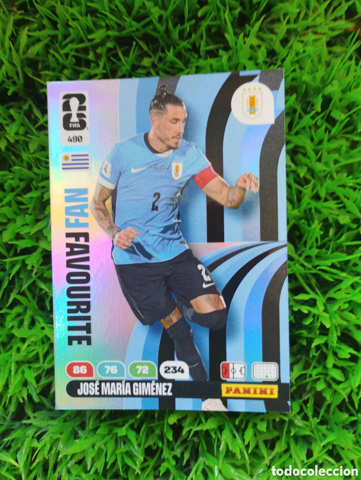 Cromos de F&uacute;tbol: Gimenez Uruguay FAN FAVOURITE Adrenalyn XL Mundial 2026 # 490