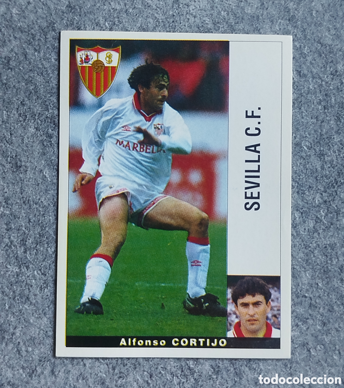 Cromos de F&uacute;tbol: BAJA CROMO CORTIJO SEVILLA PANINI LIGA 1995 95 96 NUNCA PEGADO SIN PEGAR