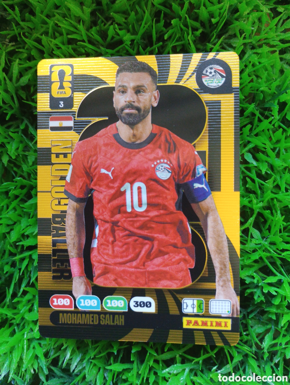 Football Stickers: Salah Egipto GOLDEN BALLER Adrenalyn XL Mundial 2026 # 3