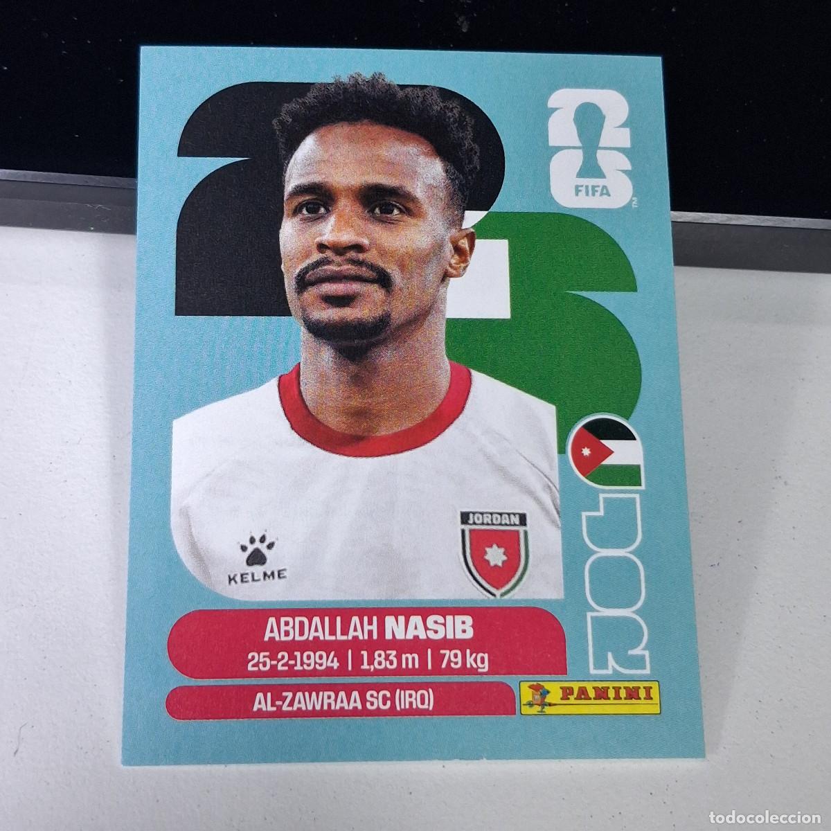 Cromos de Futebol: B1 JOR6 ABDALLAH NASIB 6 JORDANIA JOR MUNDIAL FIFA WORLD CUP 2026 STICKER PANINI