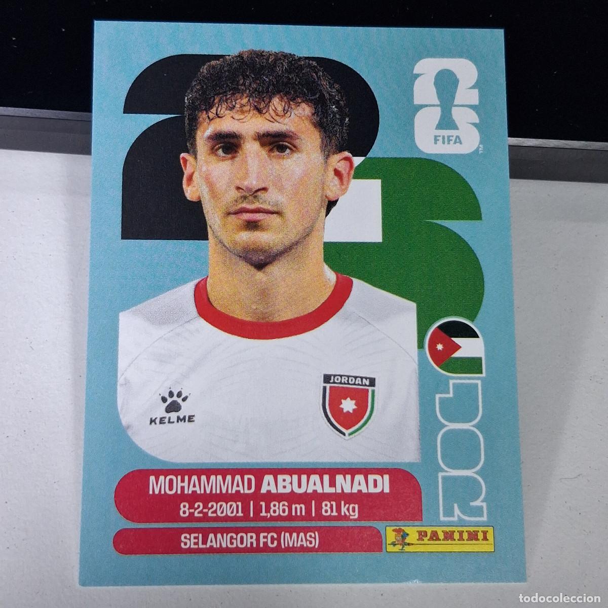 Cartes &agrave; collectionner de Football: B1 JOR8 MOHAMMAD ABUALNADI 8 JORDANIA JOR MUNDIAL FIFA WORLD CUP 2026 STICKER PANINI