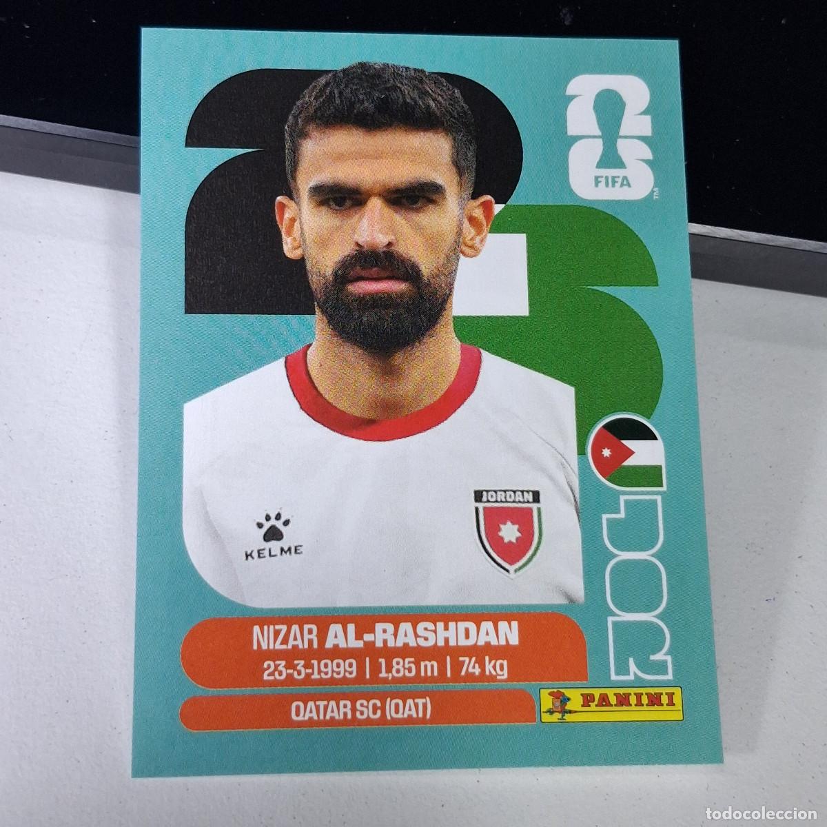 Cartes &agrave; collectionner de Football: B1 JOR 10 JOR10 NIZAR AL-RASHDAN JORDANIA JOR MUNDIAL FIFA WORLD CUP 2026 STICKER PANINI