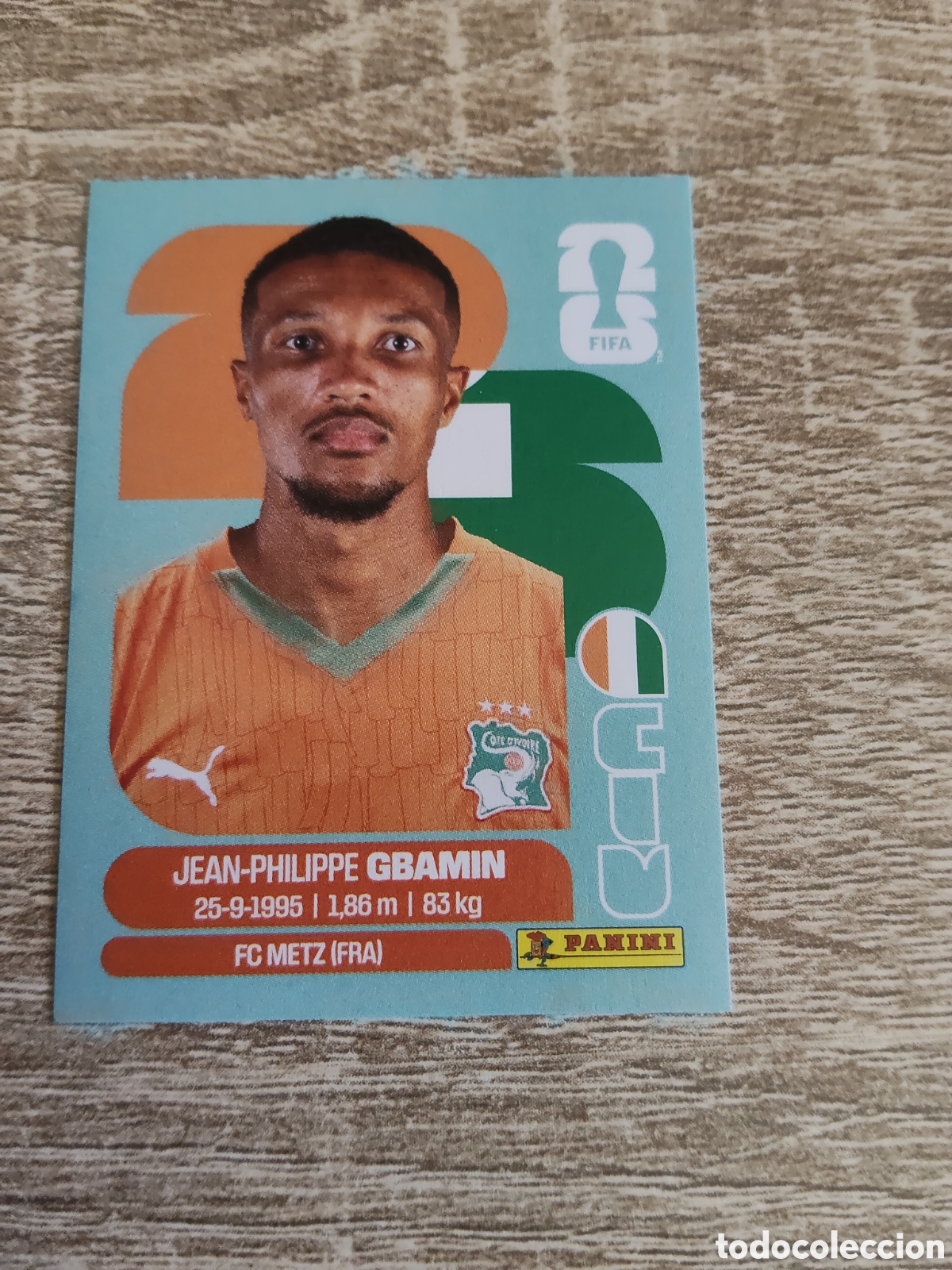 Cartes &agrave; collectionner de Football: Panini mundial 2026 CIV 14 Jean-Philippe Gbamin Costa de Marfil