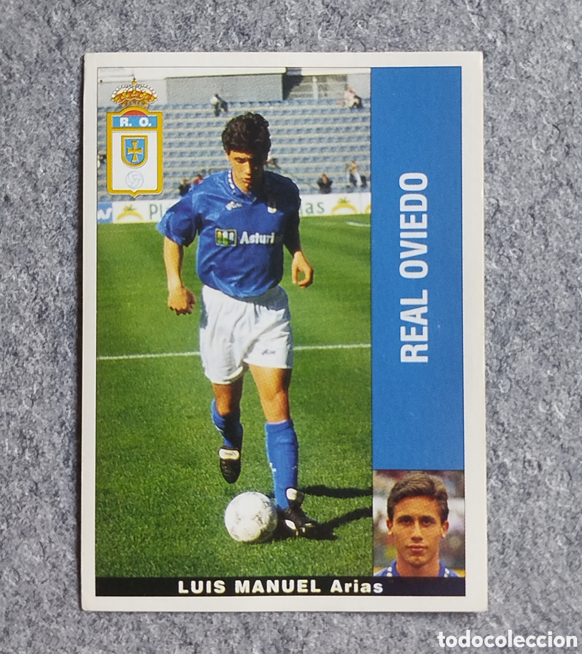 Cromos de F&uacute;tbol: BAJA CROMO LUIS MANUEL OVIEDO PANINI LIGA 1995 95 96 NUNCA PEGADO SIN PEGAR