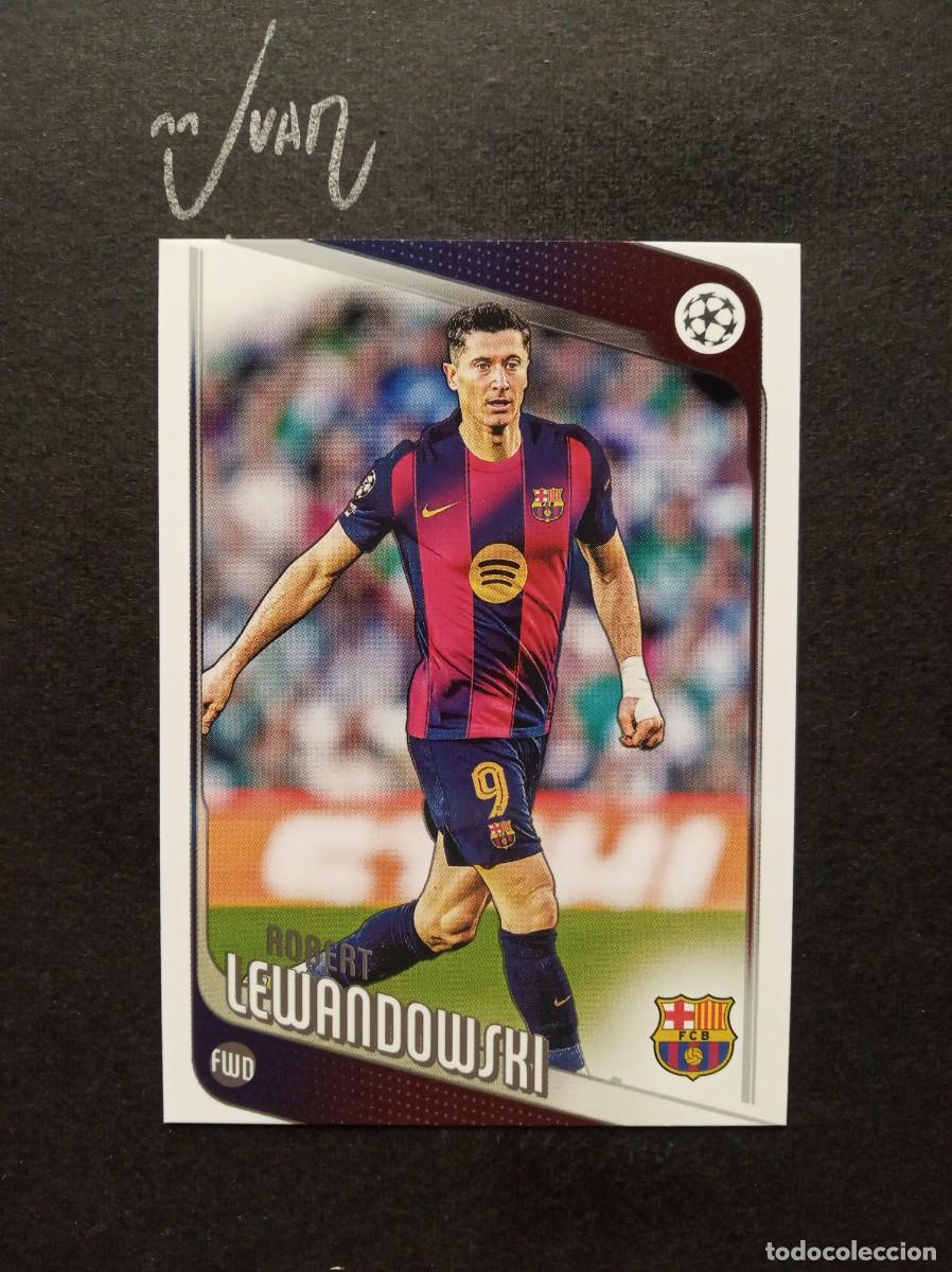 Cromos de F&uacute;tbol: N&ordm; 54 LEWANDOWSKI FC BARCELONA ⚽ TOPPS &reg; FLAGSHIP UCC UEFA CLUB COMPETITIONS 2025 2026 25 26 NUEVO