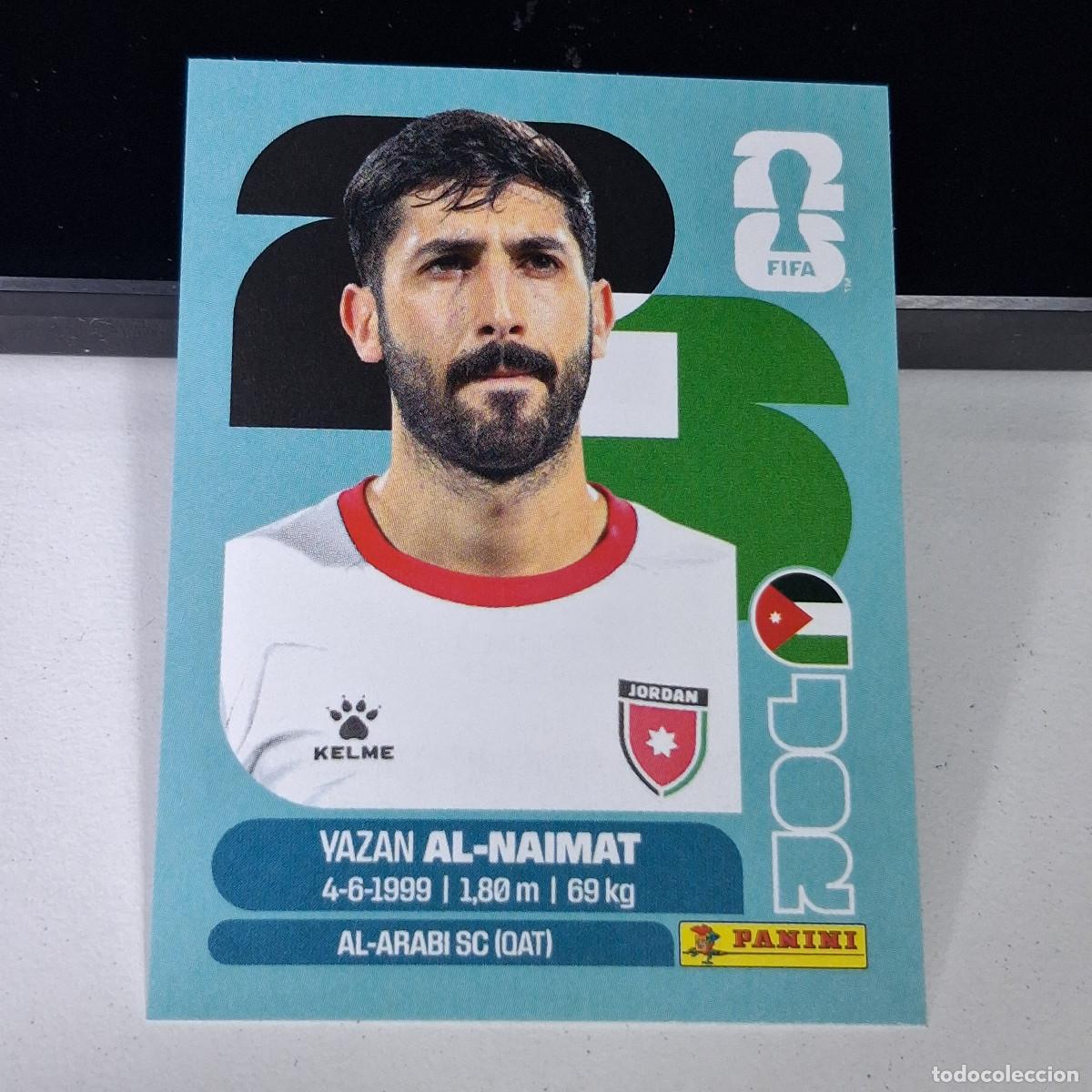 Cromos de F&uacute;tbol: B1 JOR 16 JOR16 YAZAN AL-NAIMAT JORDANIA JOR MUNDIAL FIFA WORLD CUP 2026 STICKER PANINI