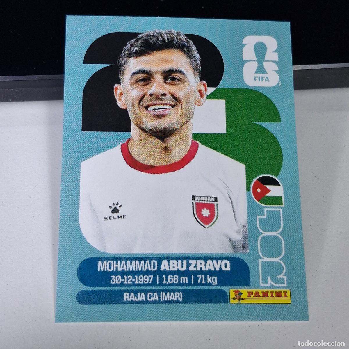 Cromos de F&uacute;tbol: B1 JOR 19 JOR19 MOHAMMAD ABU ZRAVQ JORDANIA JOR MUNDIAL FIFA WORLD CUP 2026 STICKER PANINI