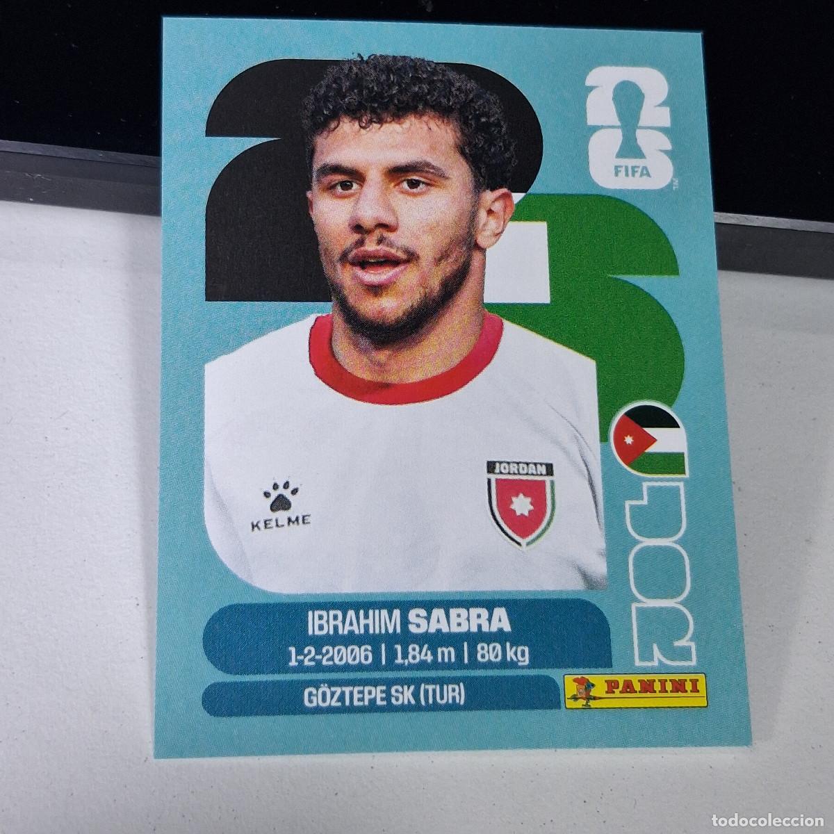 Cromos de F&uacute;tbol: B1 JOR20 IBRAHIM SABRA 20 JORDANIA JOR MUNDIAL FIFA WORLD CUP 2026 STICKER PANINI