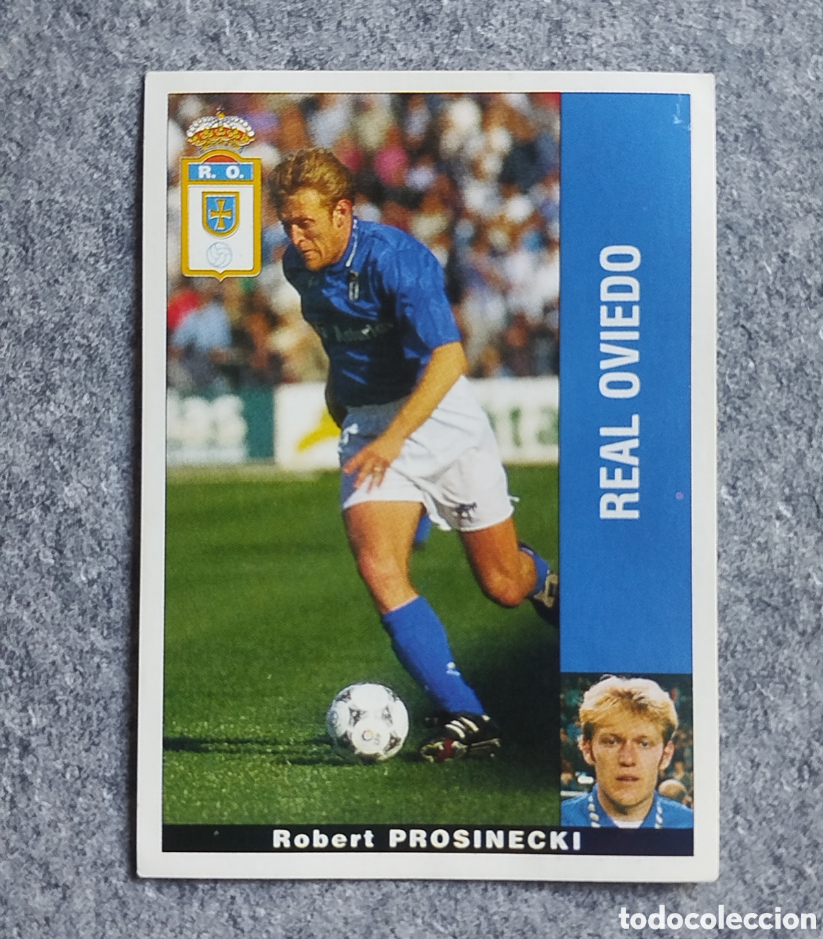 Cromos de F&uacute;tbol: BAJA CROMO PROSINECKI OVIEDO PANINI LIGA 1995 95 96 NUNCA PEGADO SIN PEGAR