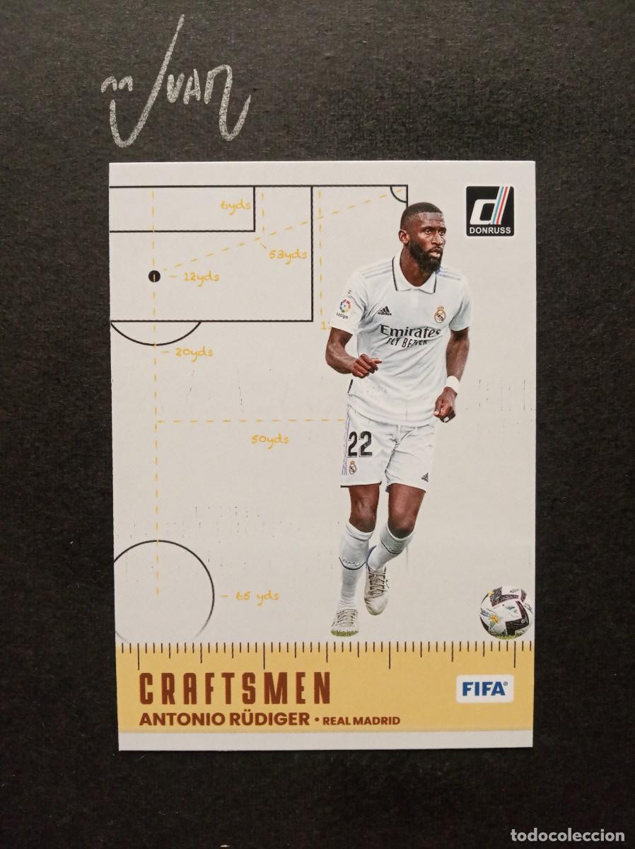 Figurine di Calcio: N&ordm; 21 CRAFTSMEN RUDIGER REAL MADRID ALEMANIA ⚽ PANINI &reg; DONRUSS FIFA 2022 2023 22 23 NUEVO