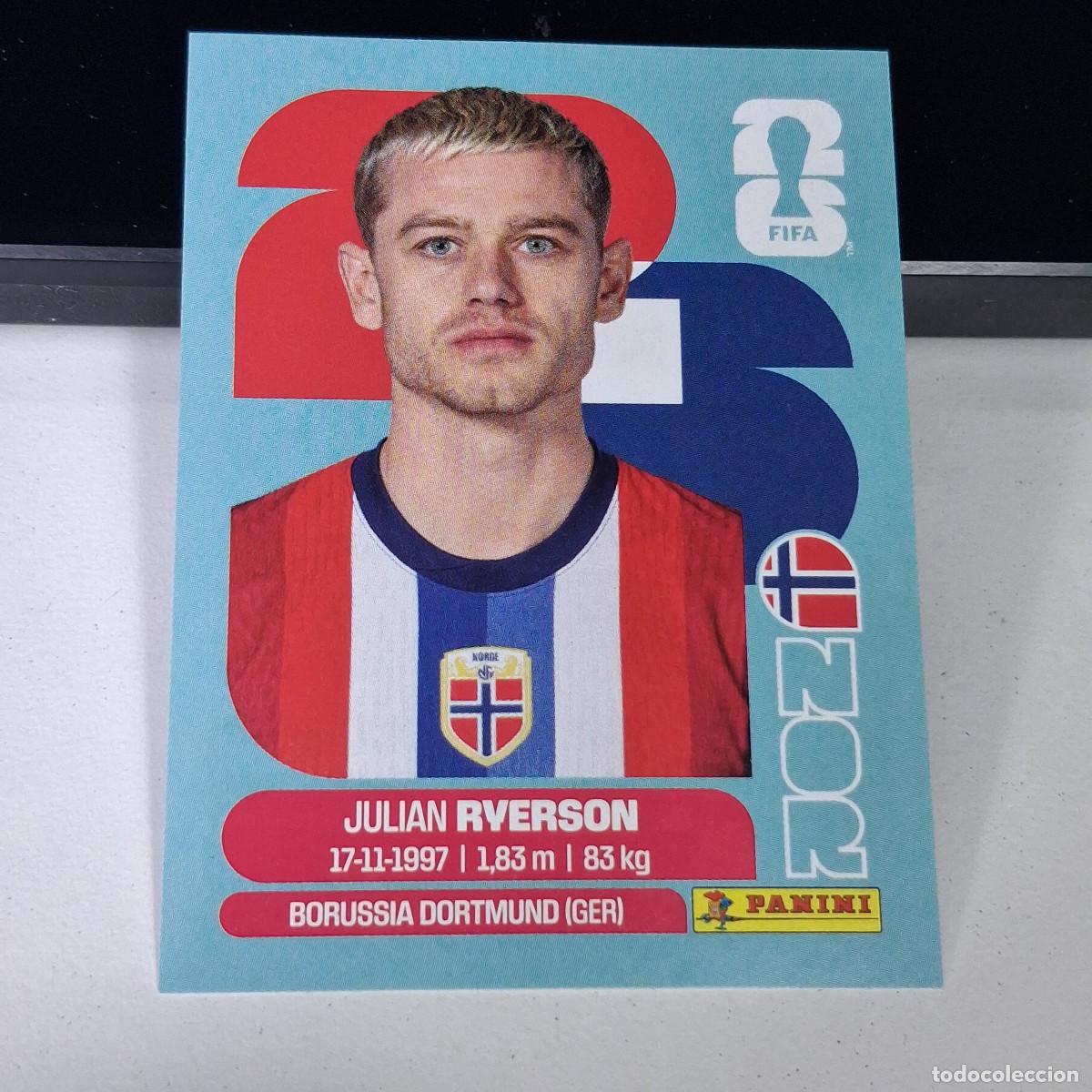 Cromos de F&uacute;tbol: B1 NOR3 JULIAN RYERSON 3 NORUEGA NORWAY NOR MUNDIAL FIFA WORLD CUP 2026 STICKER PANINI