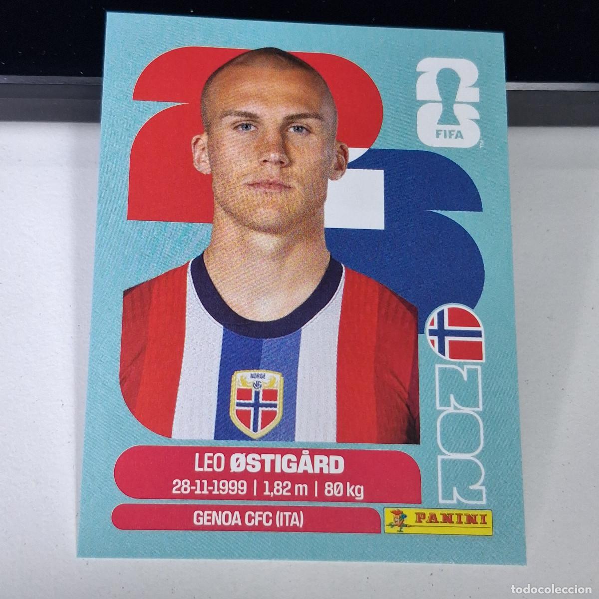 Cromos de F&uacute;tbol: B1 NOR 4 NOR4 LEO OSTIGARD NORUEGA NORWAY NOR MUNDIAL FIFA WORLD CUP 2026 STICKER PANINI