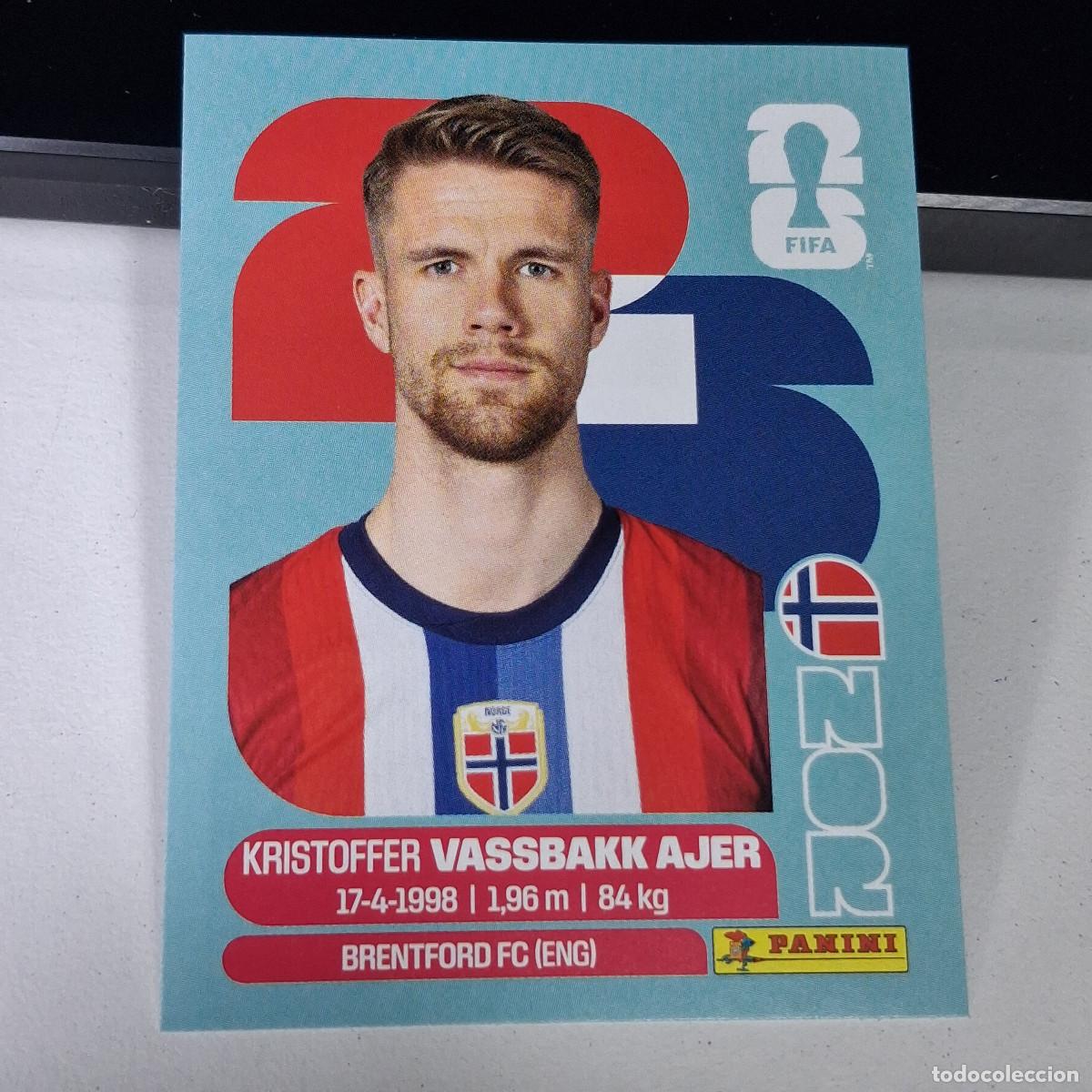 Cromos de F&uacute;tbol: B1 NOR5 KRISTOFFER VASSBAKK AJER 5 NORUEGA NORWAY NOR MUNDIAL FIFA WORLD CUP 2026 STICKER PANINI