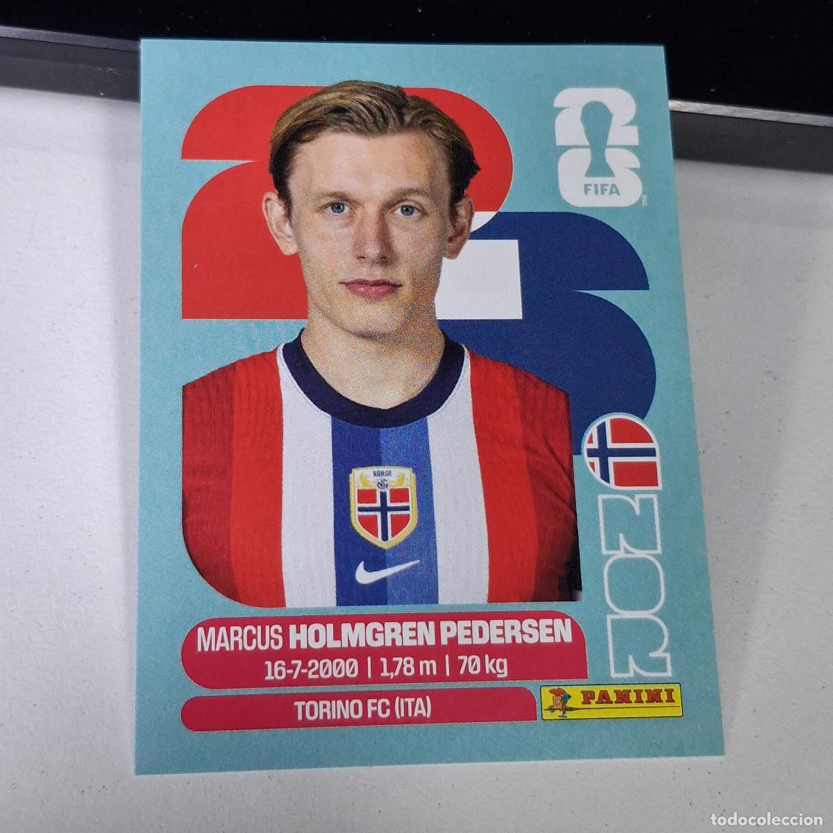 Cromos de F&uacute;tbol: B1 NOR 6 NOR6 MARCUS HOLMGREN PEDERSEN NORUEGA NORWAY NOR MUNDIAL FIFA WORLD CUP 2026 STICKER PANINI