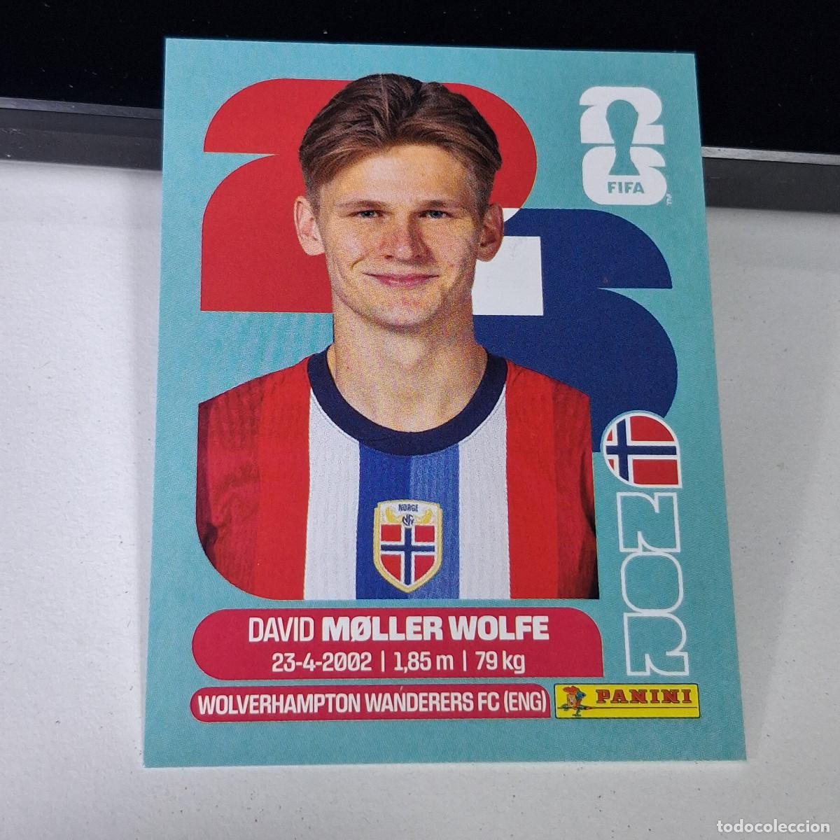 Cromos de F&uacute;tbol: B1 NOR 7 NOR7 DAVID MOLLER WOLFE NORUEGA NORWAY NOR MUNDIAL FIFA WORLD CUP 2026 STICKER PANINI