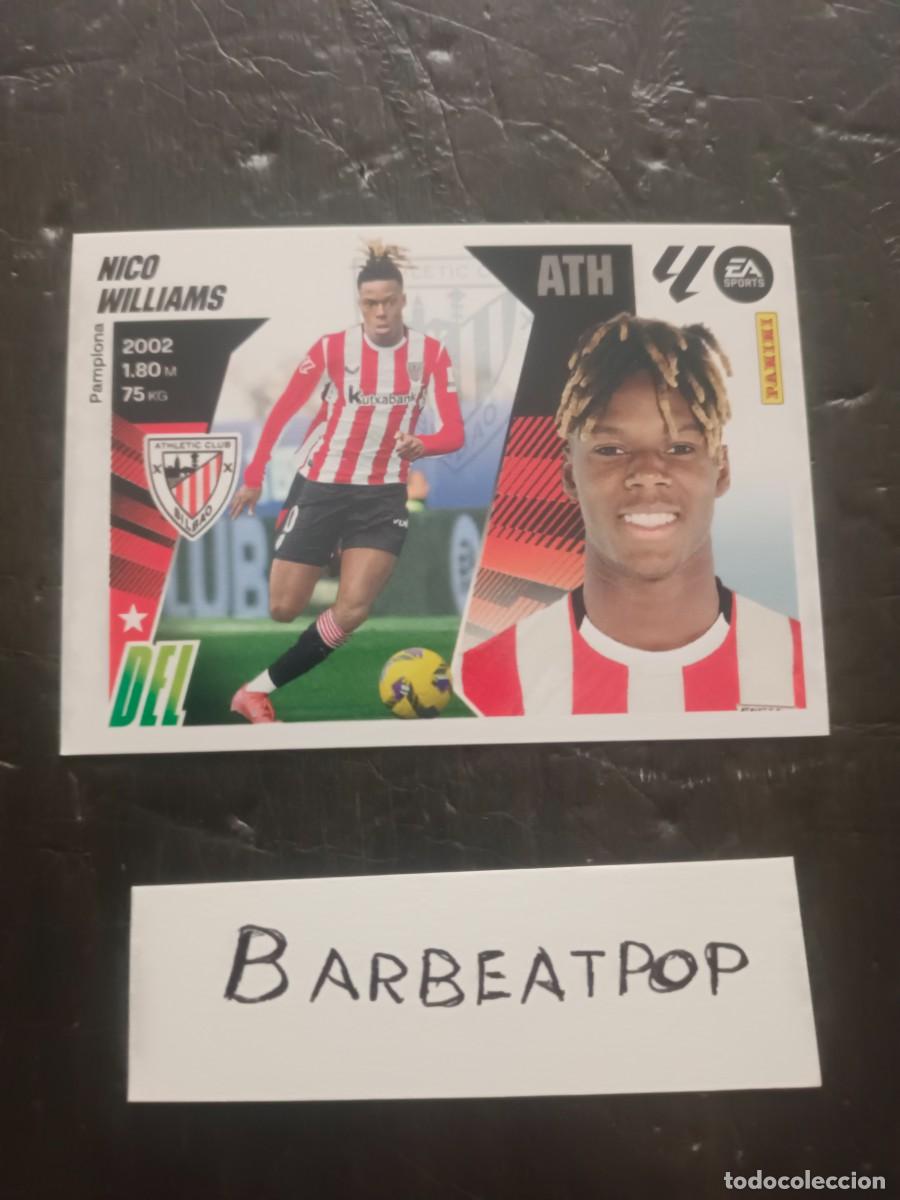 Cromos de F&uacute;tbol: CROMO LIGA ESTE PANINI 2025 2026 ATHLETIC CLUB BILBAO I&Ntilde;AKI WILLIAMS