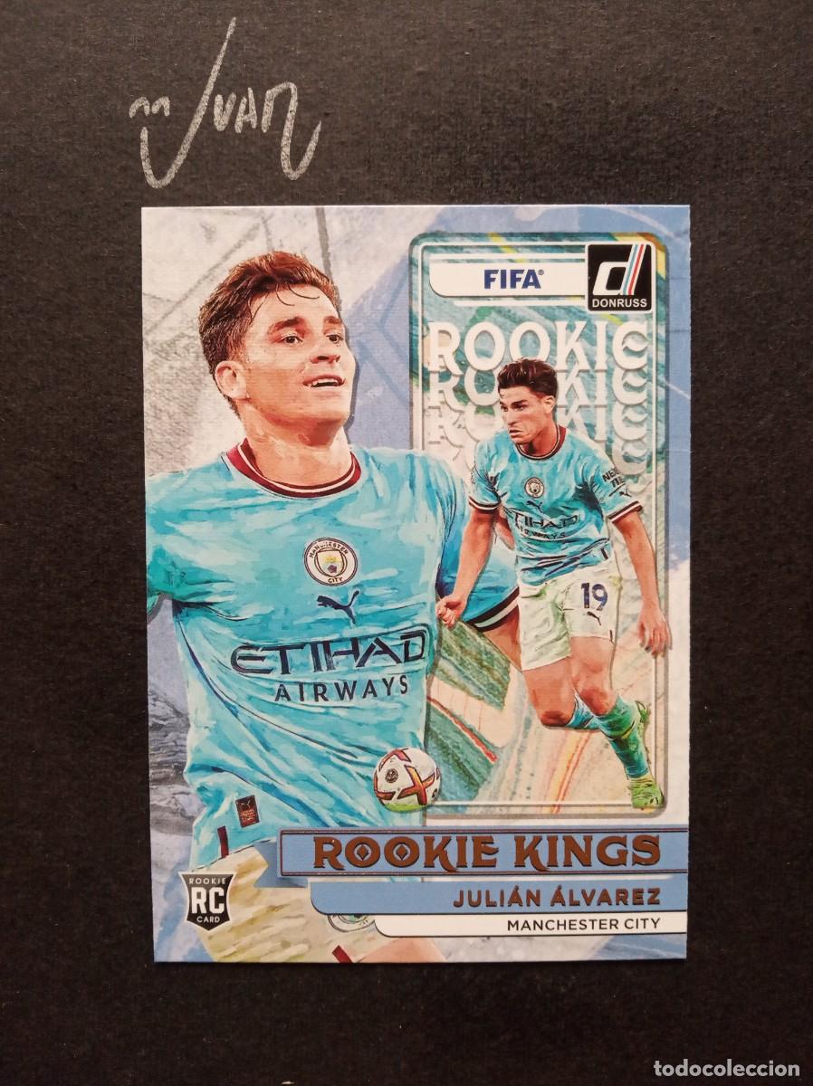 Football Stickers: N&ordm; 23 ROOKIE KINGS JULIAN ALVAREZ MANCHESTER CITY AT MADRID ⚽ PANINI &reg; DONRUSS 2022 2023 22 23 NUEVO
