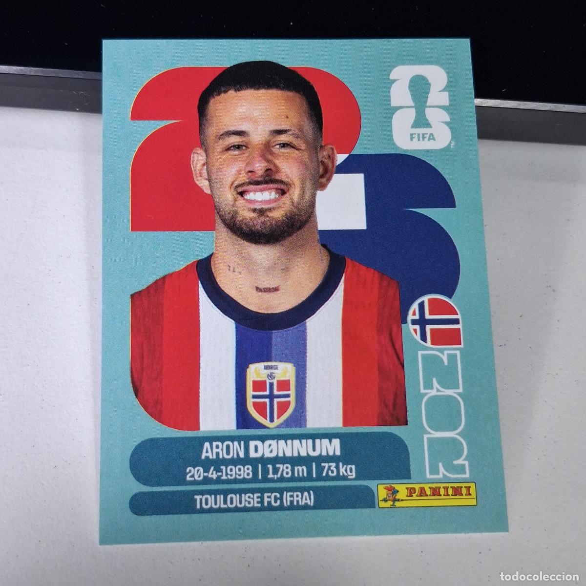 Fu&szlig;ball-Sticker: B1 NOR17 ARON D&Oslash;NNUM 17 NORUEGA NORWAY NOR MUNDIAL FIFA WORLD CUP 2026 STICKER PANINI