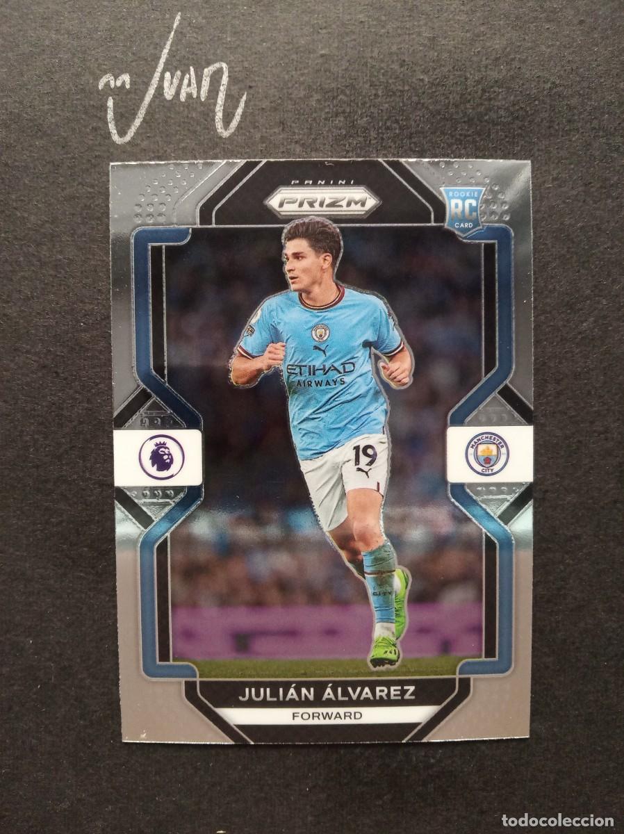 Football Stickers: N&ordm; 16 ROOKIE JULIAN ALVAREZ MANCHESTER CITY ARGENTINA ⚽ PANINI &reg; PRIZM PREMIER 2022 2023 22 23 NUEVO