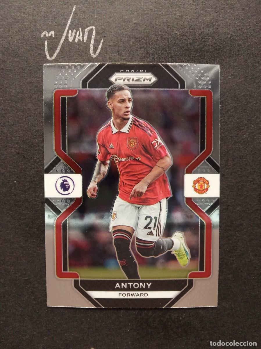 Cromos de F&uacute;tbol: N&ordm; 91 ANTONY MANCHESTER UNITED BRASIL BETIS 25 26 ⚽ PANINI &reg; PRIZM PREMIER 2022 2023 22 23 NUEVO