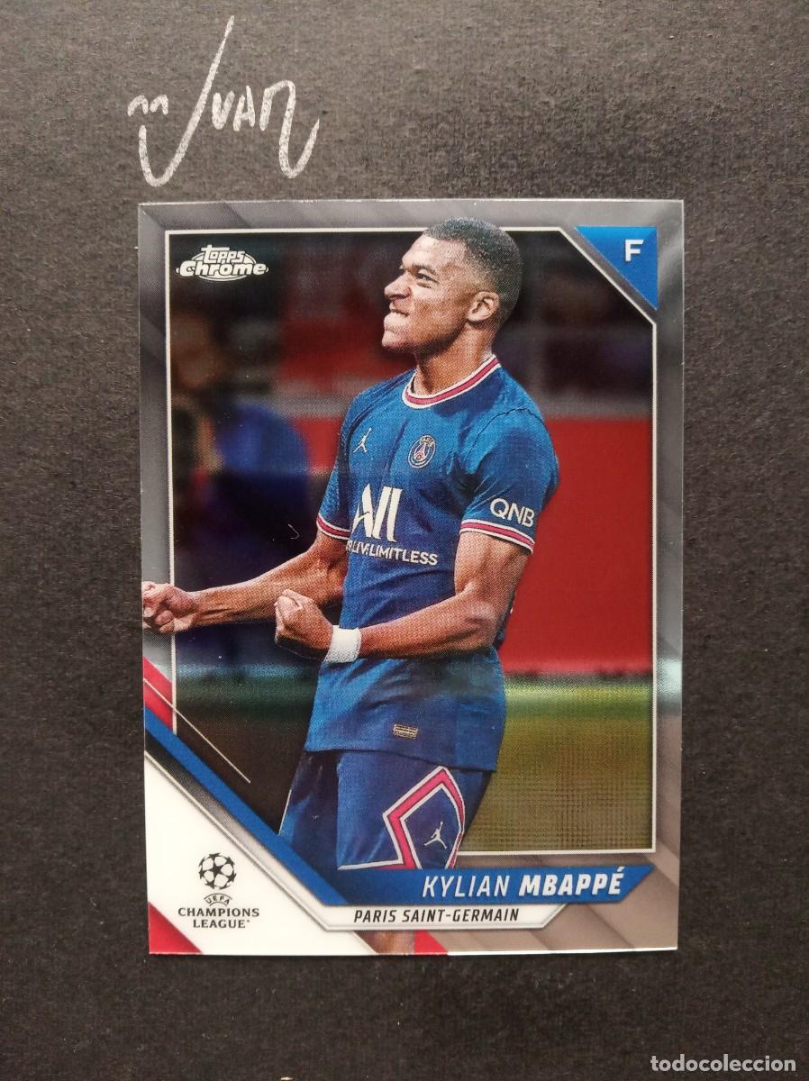 Football Stickers: N&ordm; 1 MBAPPE PARIS SAINT-GERMAIN FRANCIA PSG MADRID 25 26 ⚽ TOPPS &reg; CHROME UCL 2021 2022 21 22 NUEVO