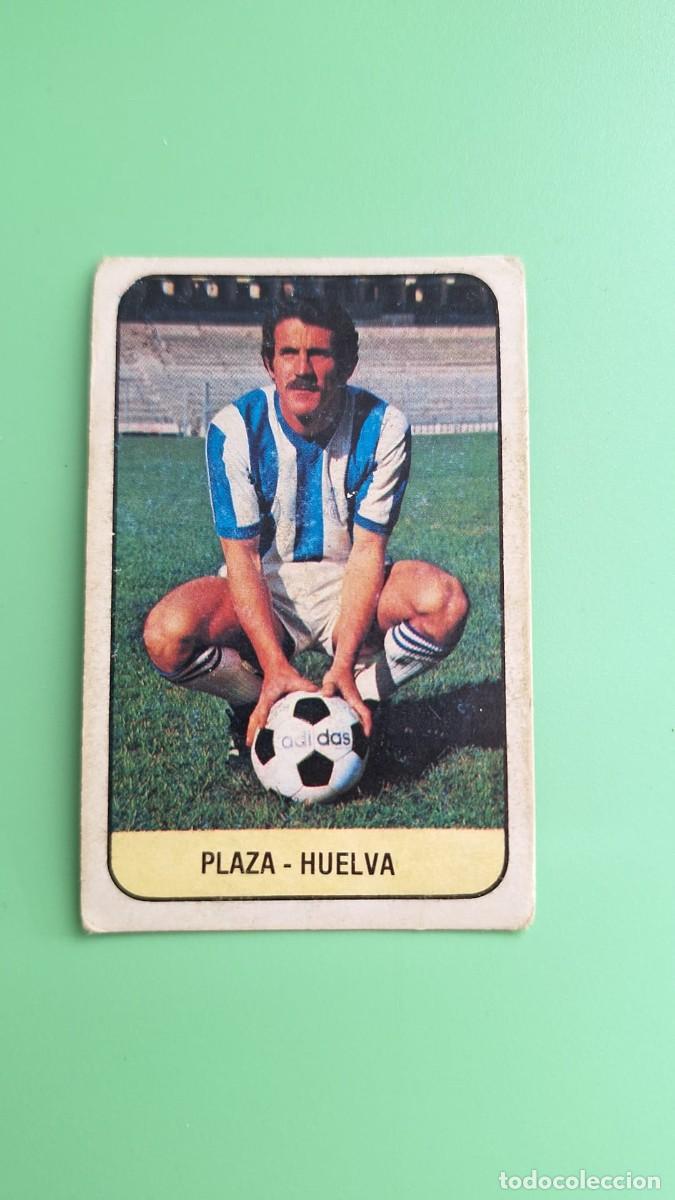 Cromos de F&uacute;tbol: CROMO DE F&Uacute;TBOL PLAZA RECREATIVO DE HUELVA NUNCA PEGADO EDICIONES ESTE 78 79 1978 1979