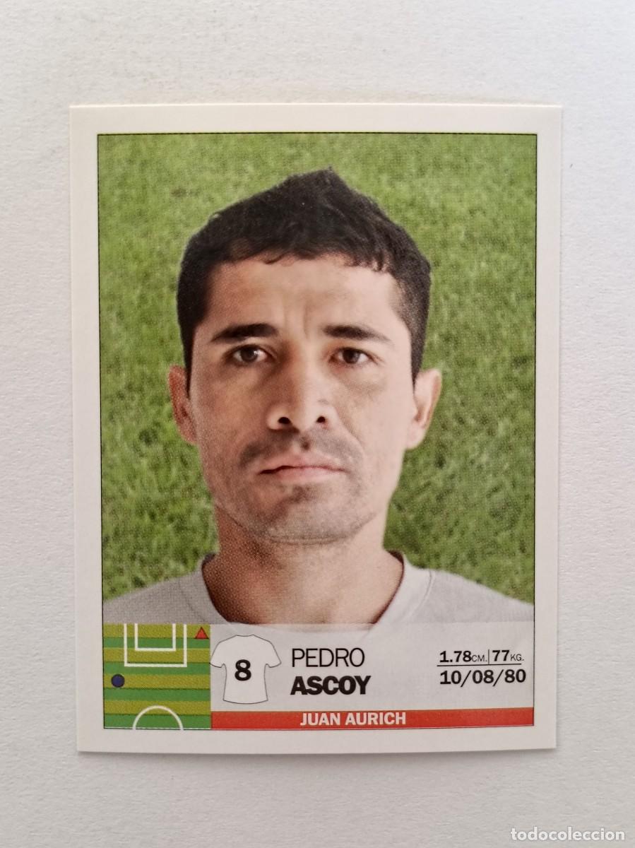 Football Stickers: #157 PEDRO ASCOY (JUAN AURICH) COPA CABLE MAGICO LIGA PERU 2010 PANINI