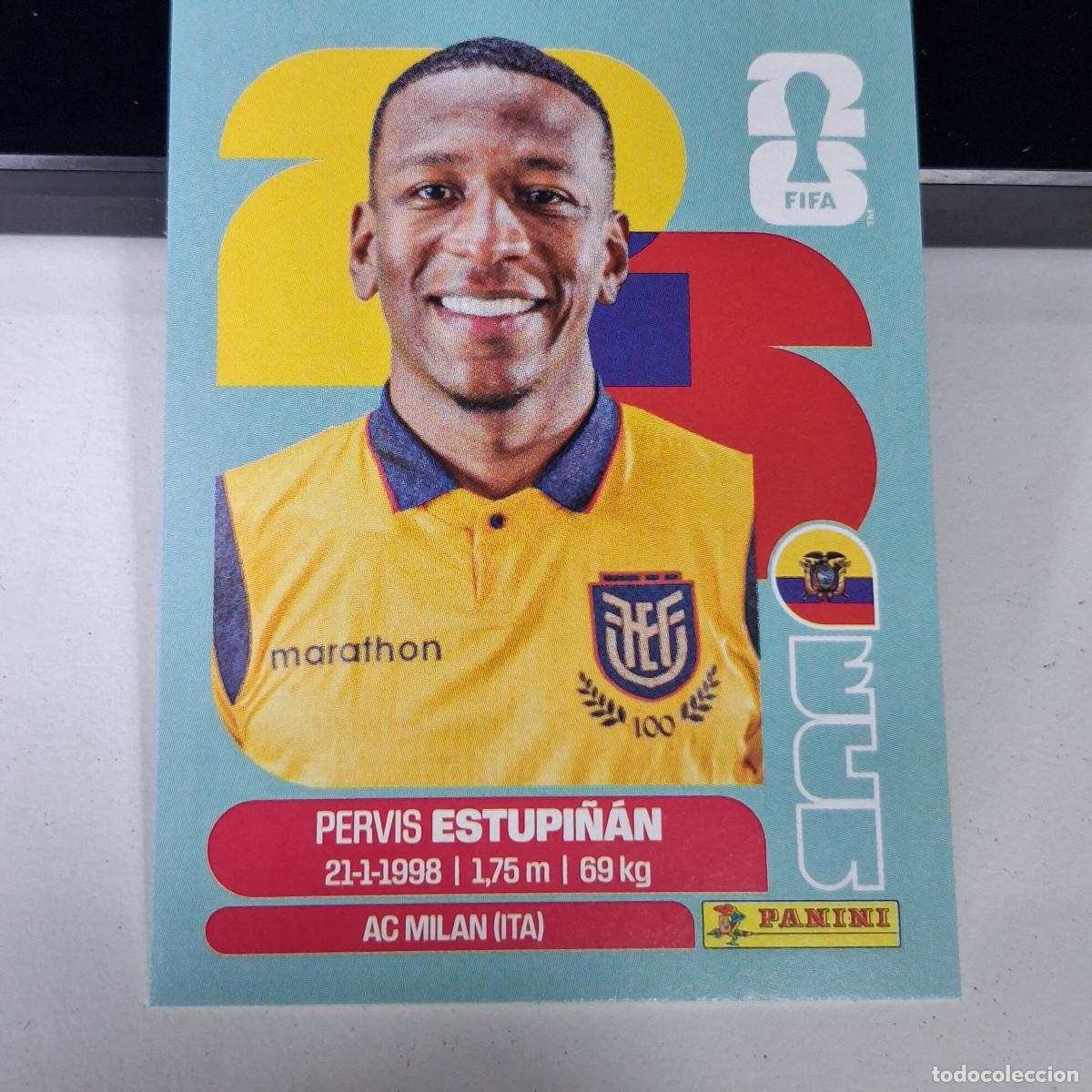Cromos de F&uacute;tbol: B1 ECU5 PERVIS ESTUPI&Ntilde;&Aacute;N 5 ECUADOR ECU MUNDIAL FIFA WORLD CUP 2026 STICKER PANINI