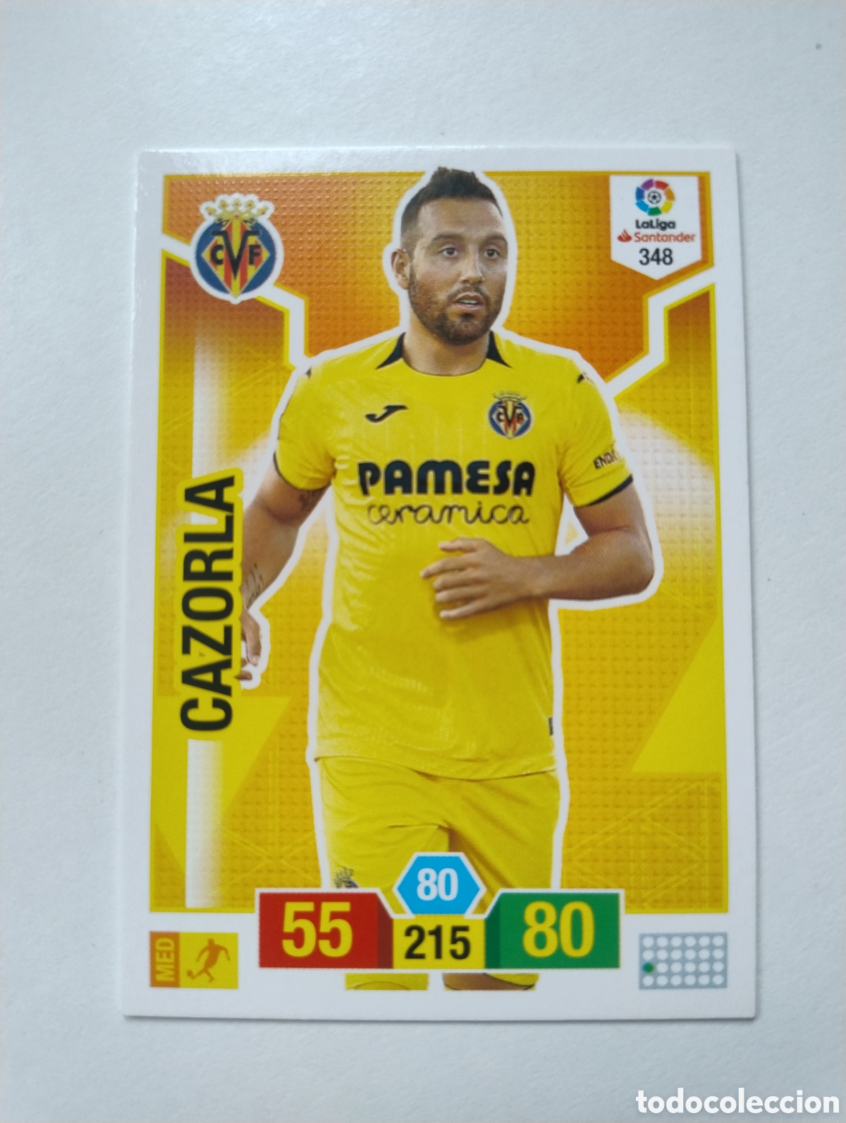 Cromos de F&uacute;tbol: 348 - Cazorla - Villarreal - Adrenalyn XL Liga 2018 - 2019