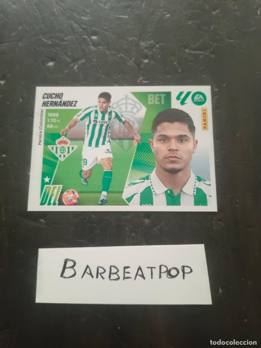 Cromos de F&uacute;tbol: CROMO LIGA ESTE PANINI 2025 2026 REAL BETIS CUCHO HERN&Aacute;NDEZ