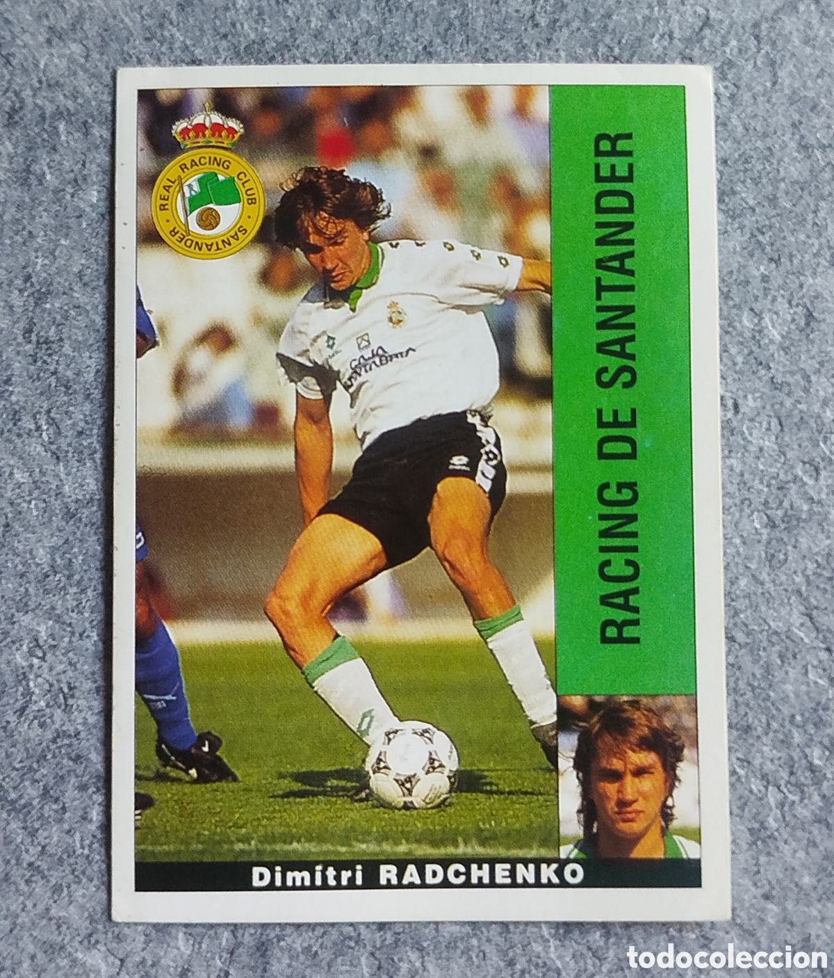 Cromos de F&uacute;tbol: BAJA CROMO RADCHENKO RACING DE SANTANDER PANINI LIGA 1995 95 96 NUNCA PEGADO SIN PEGAR