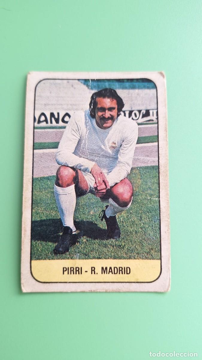 Cromos de F&uacute;tbol: CROMO DE F&Uacute;TBOL PIRRI REAL MADRID NUNCA PEGADO EDICIONES ESTE 78 79 1978 1979