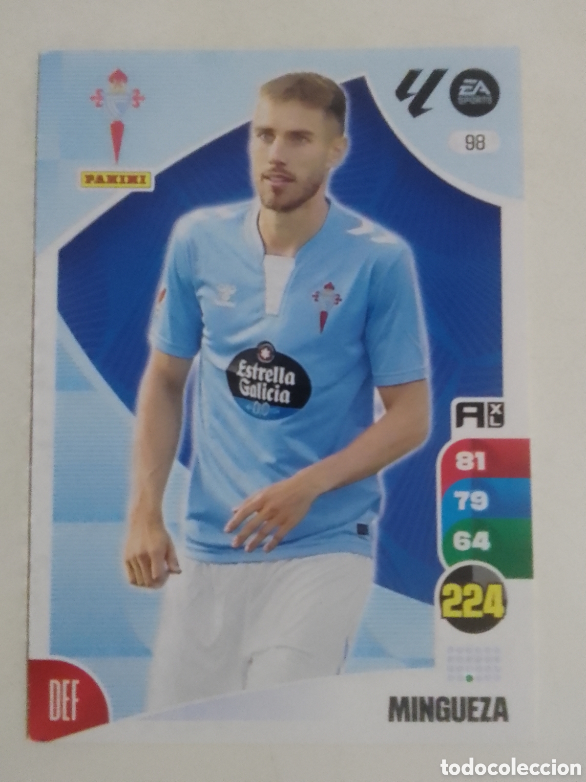 Cromos de F&uacute;tbol: Adrenalyn XL 2024-25 n&deg; 98 Mingueza &bull; Celta.