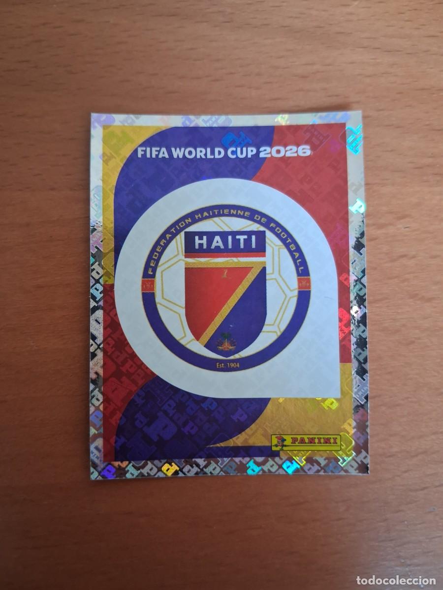 Cromos de F&uacute;tbol: Fifa World Cup 26 Mundial 2026 HAI 1 Haiti Escudo Logo