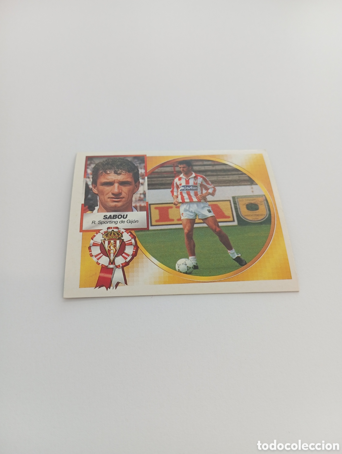 Cromos de F&uacute;tbol: SABOU Sporting de Gij&oacute;n Liga Este 1994 1995 NUEVO SIN PEGAR PANINI 94 95