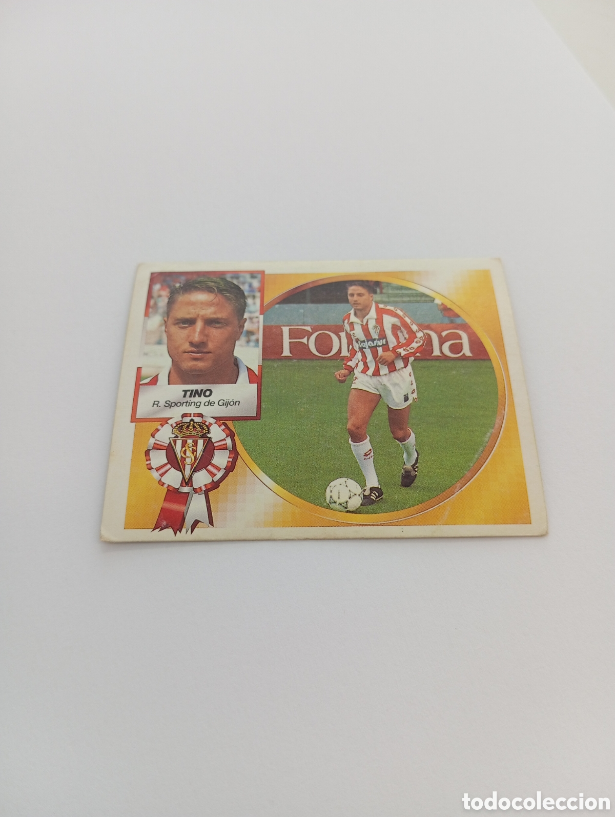Cromos de F&uacute;tbol: TINO Sporting de Gij&oacute;n Liga Este 1994 1995 NUEVO SIN PEGAR PANINI 94 95