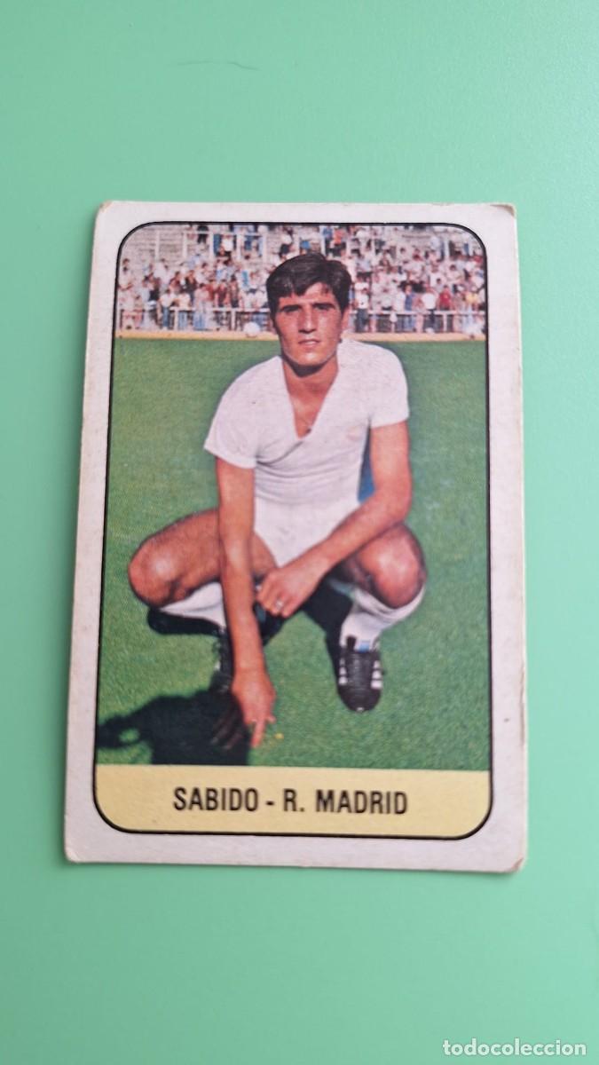 Cromos de F&uacute;tbol: CROMO DE F&Uacute;TBOL SABIDO REAL MADRID NUNCA PEGADO EDICIONES ESTE 78 79 1978 1979