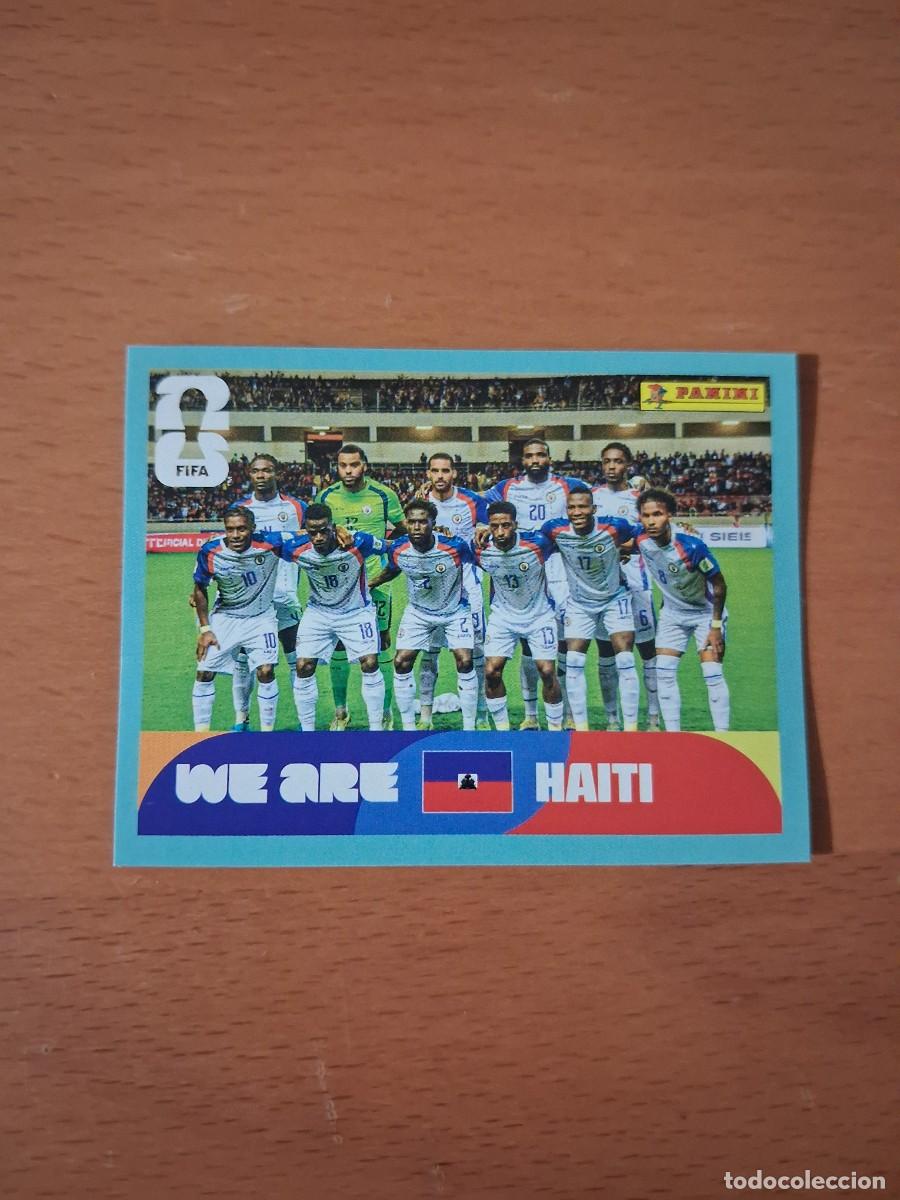 Cromos de F&uacute;tbol: Fifa World Cup 26 Mundial 2026 HAI 13 Haiti Foto de Equipo Plantilla Alineacion