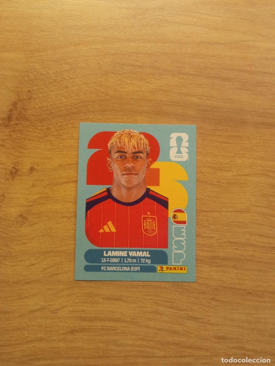 Football Stickers: Lamine Yamal, cromo 15, Espa&ntilde;a mundial 2026, Panini