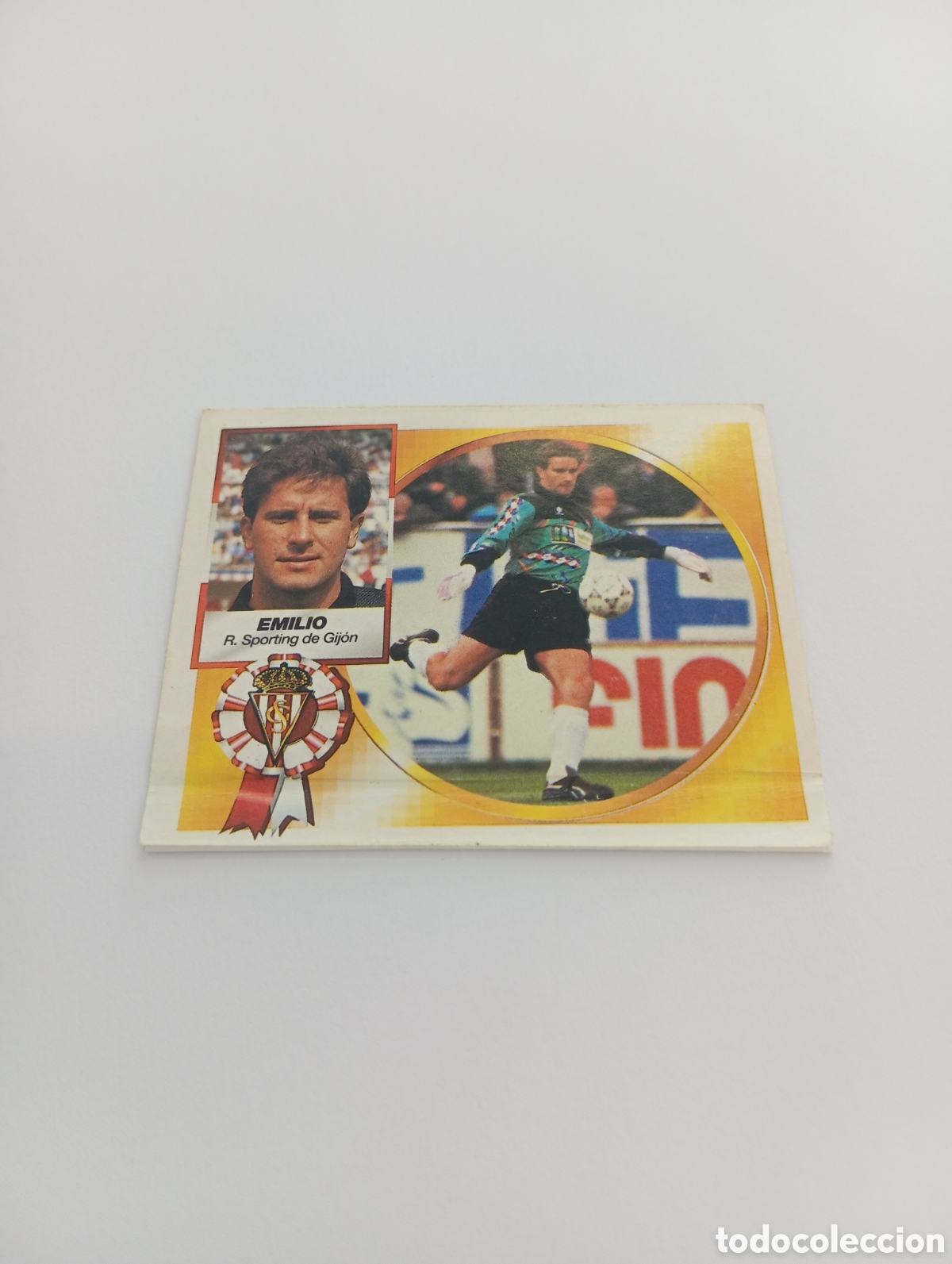 Football Stickers: EMILIO BAJA Sporting de Gij&oacute;n Liga Este 1994 1995 NUEVO SIN PEGAR PANINI 94 95