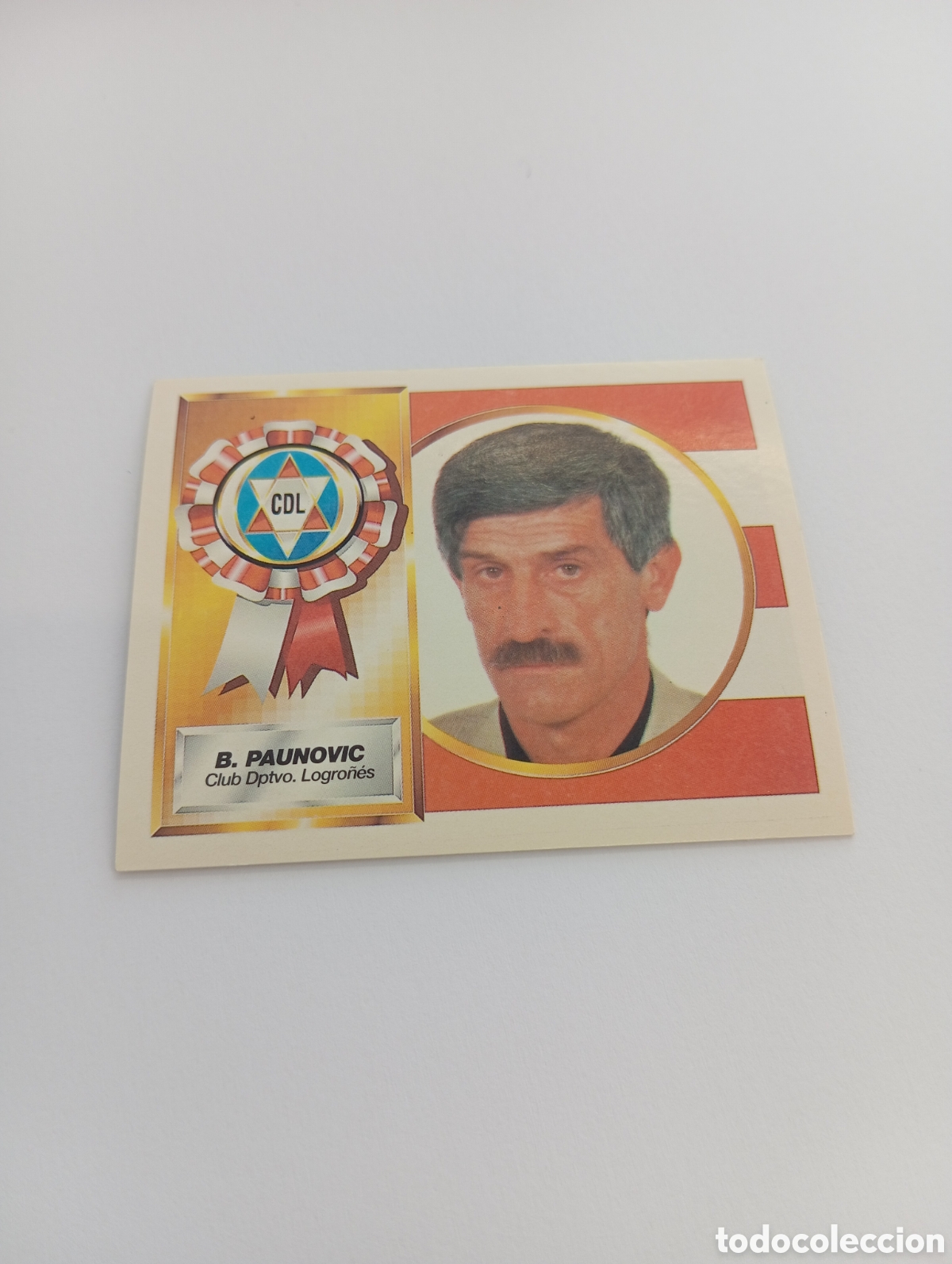 Fu&szlig;ball-Sticker: ENTRENADOR PAUNOVIC Logro&ntilde;&eacute;s Liga Este 1994 1995 NUEVO SIN PEGAR PANINI 94 95
