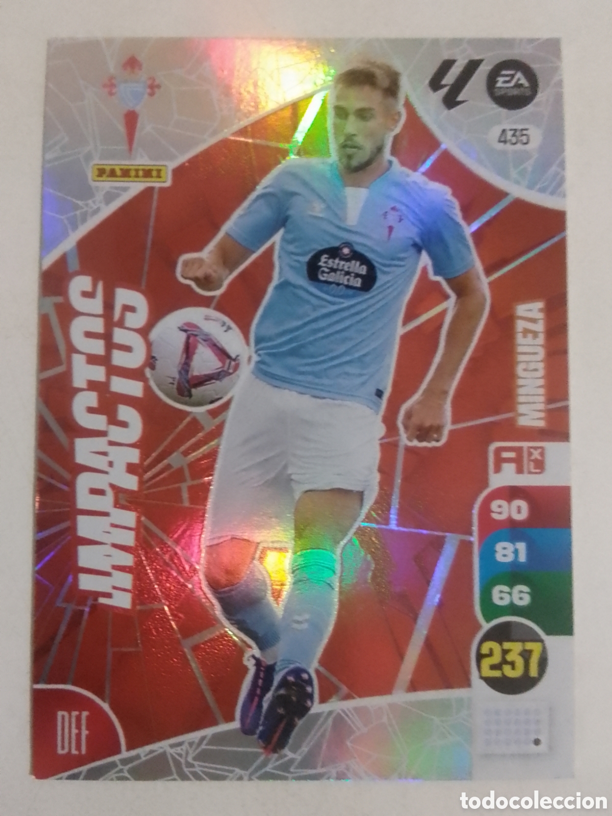 Cromos de Futebol: Adrenalyn XL 2024-25 n&deg; 435 Mingueza &bull; Celta. IMPACTOS.