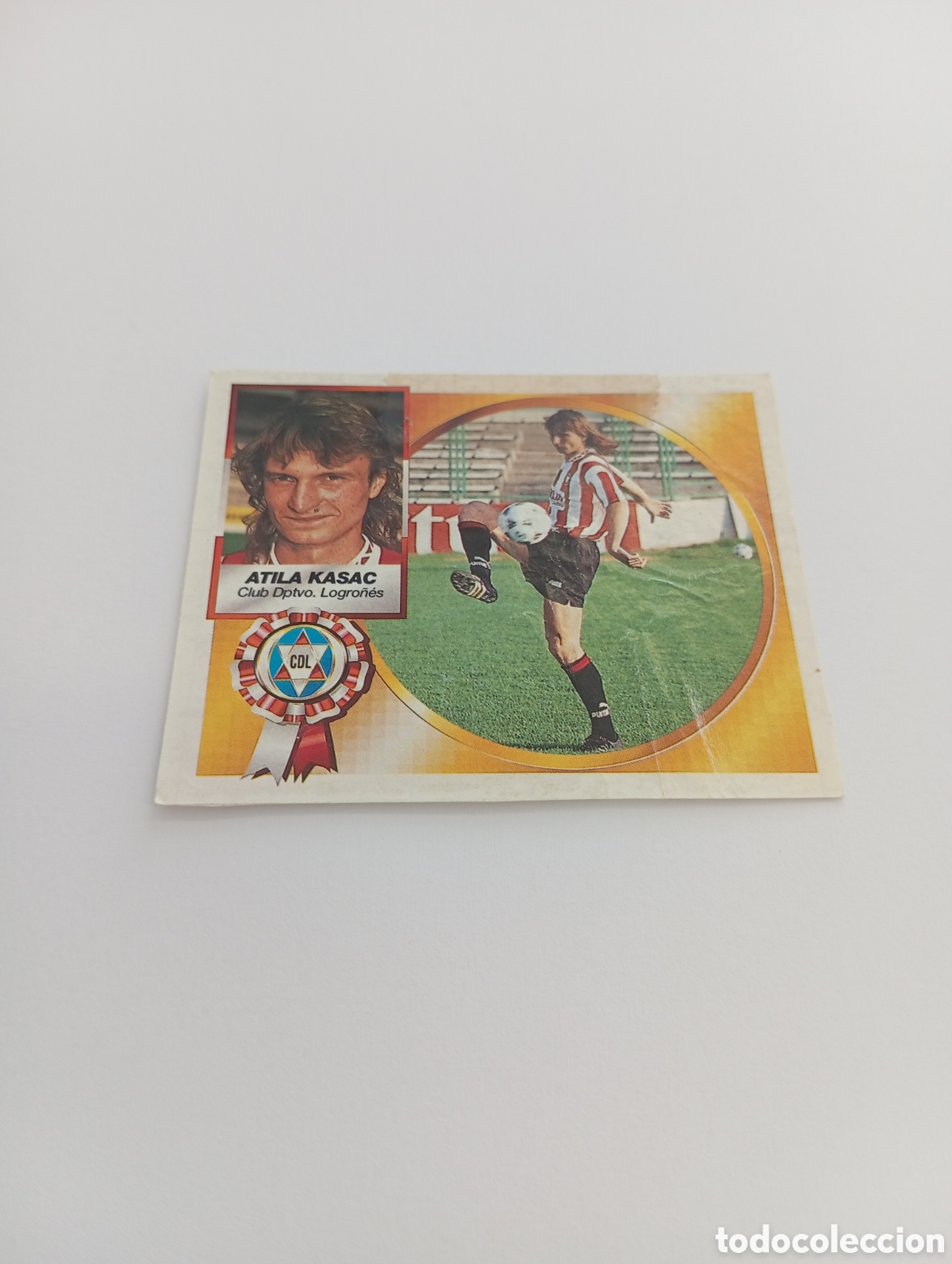 Cromos de F&uacute;tbol: ATILA KASAC Logro&ntilde;&eacute;s Liga Este 1994 1995 Recuperado PANINI 94 95