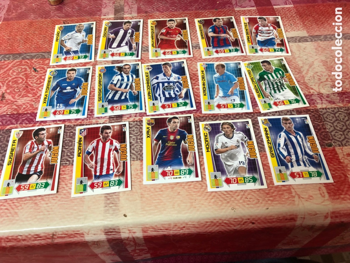 Cromos de F&uacute;tbol: Adrenalyn 2012 2013 cartas jugon