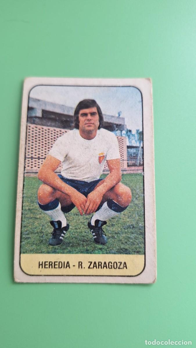 Cromos de F&uacute;tbol: CROMO DE F&Uacute;TBOL HEREDIA ZARAGOZA NUNCA PEGADO EDICIONES ESTE 78 79 1978 1979