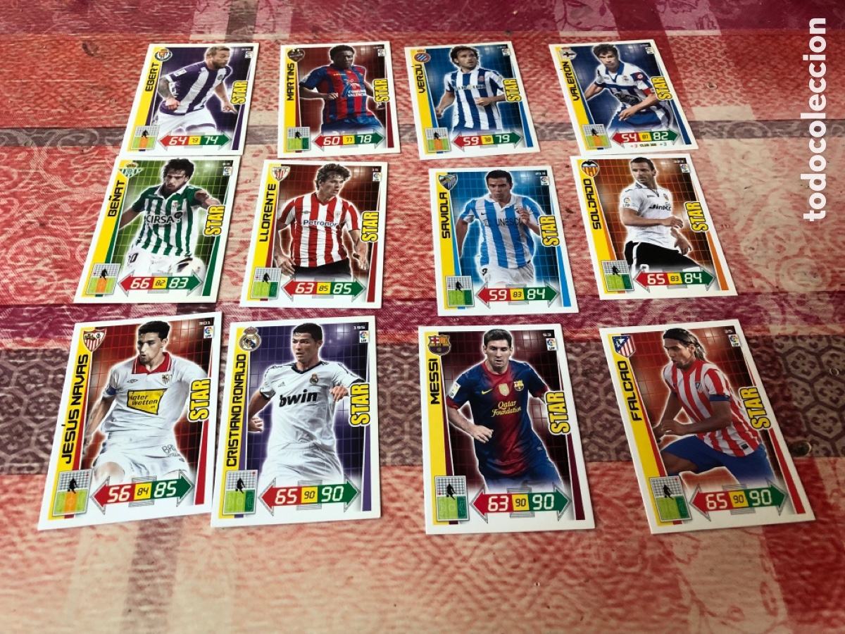 Cromos de F&uacute;tbol: Adrenalyn 2012 2013 cartas star
