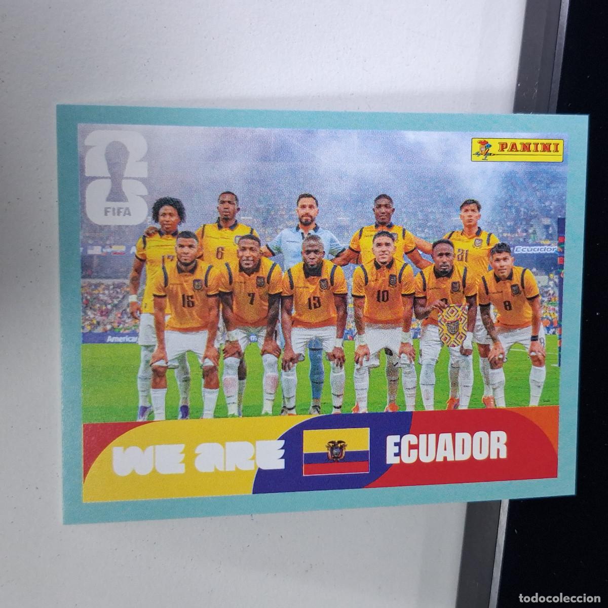 Cromos de F&uacute;tbol: B1 ECU13 TEAM PHOTO EQUIPO 13 ECUADOR ECU MUNDIAL FIFA WORLD CUP 2026 STICKER PANINI