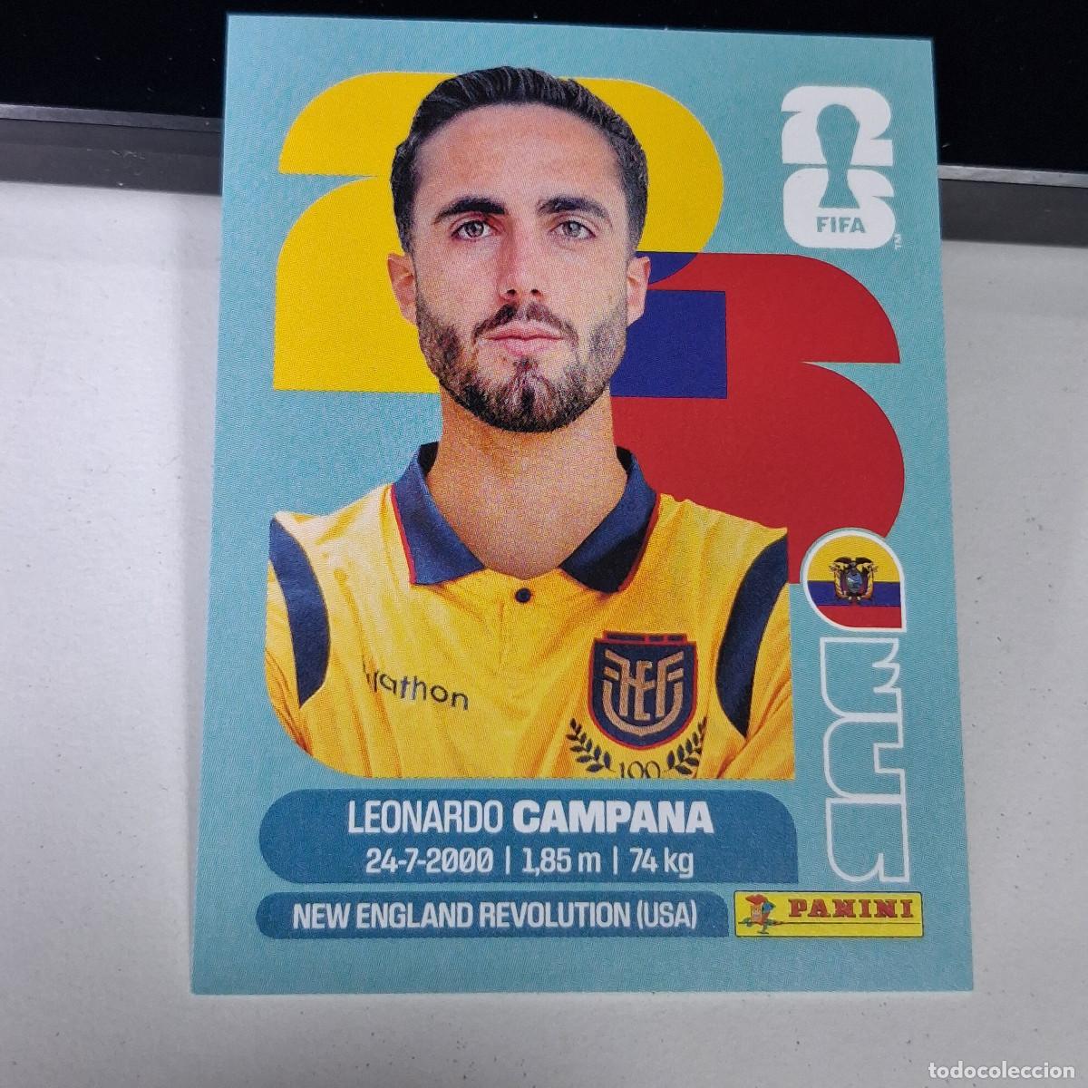 Cromos de F&uacute;tbol: B1 ECU 15 ECU15 LEONARDO CAMPANA ECUADOR ECU MUNDIAL FIFA WORLD CUP 2026 STICKER PANINI