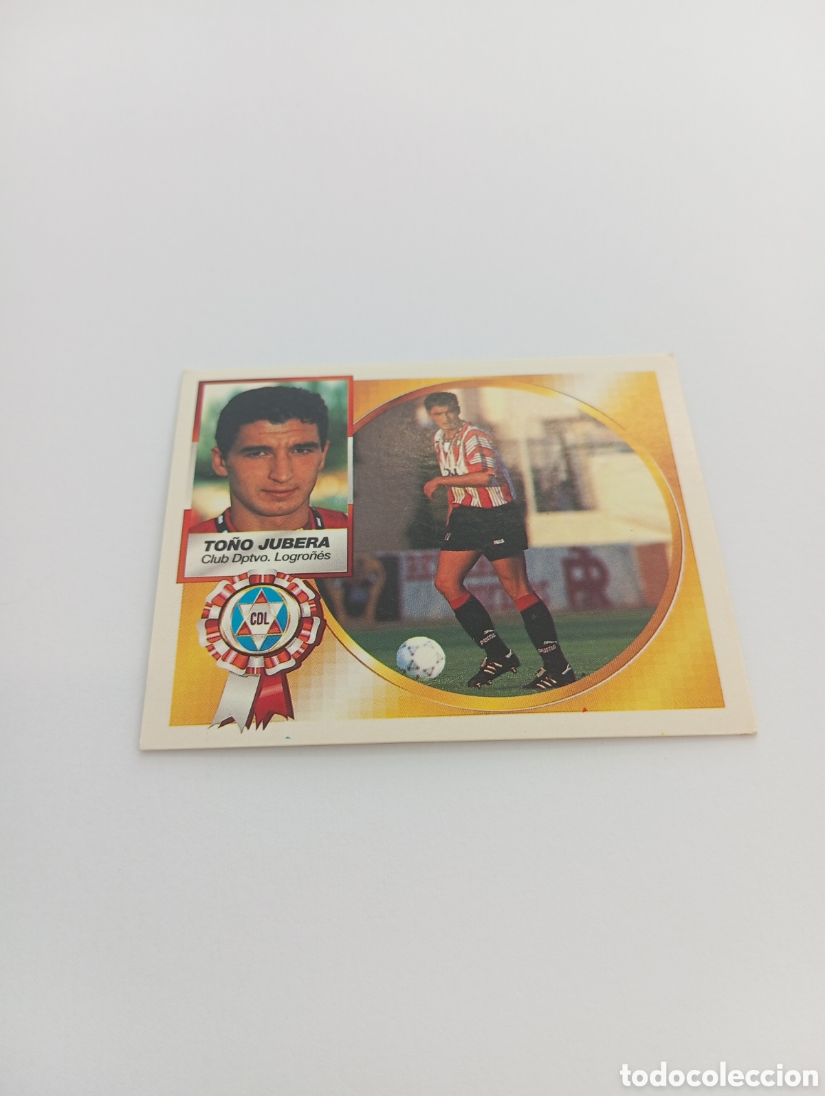 Cromos de F&uacute;tbol: TO&Ntilde;O JUBERA COLOCA Logro&ntilde;&eacute;s Liga Este 1994 1995 NUEVO SIN PEGAR PANINI 94 95