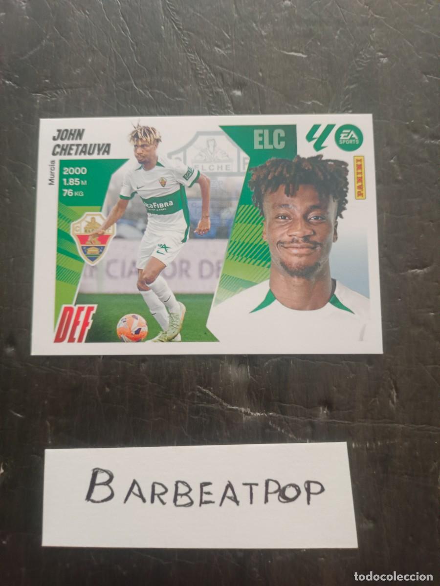 Cromos de F&uacute;tbol: CROMO LIGA ESTE PANINI 2025 2026 ELCHE JOHN CHETAUYA